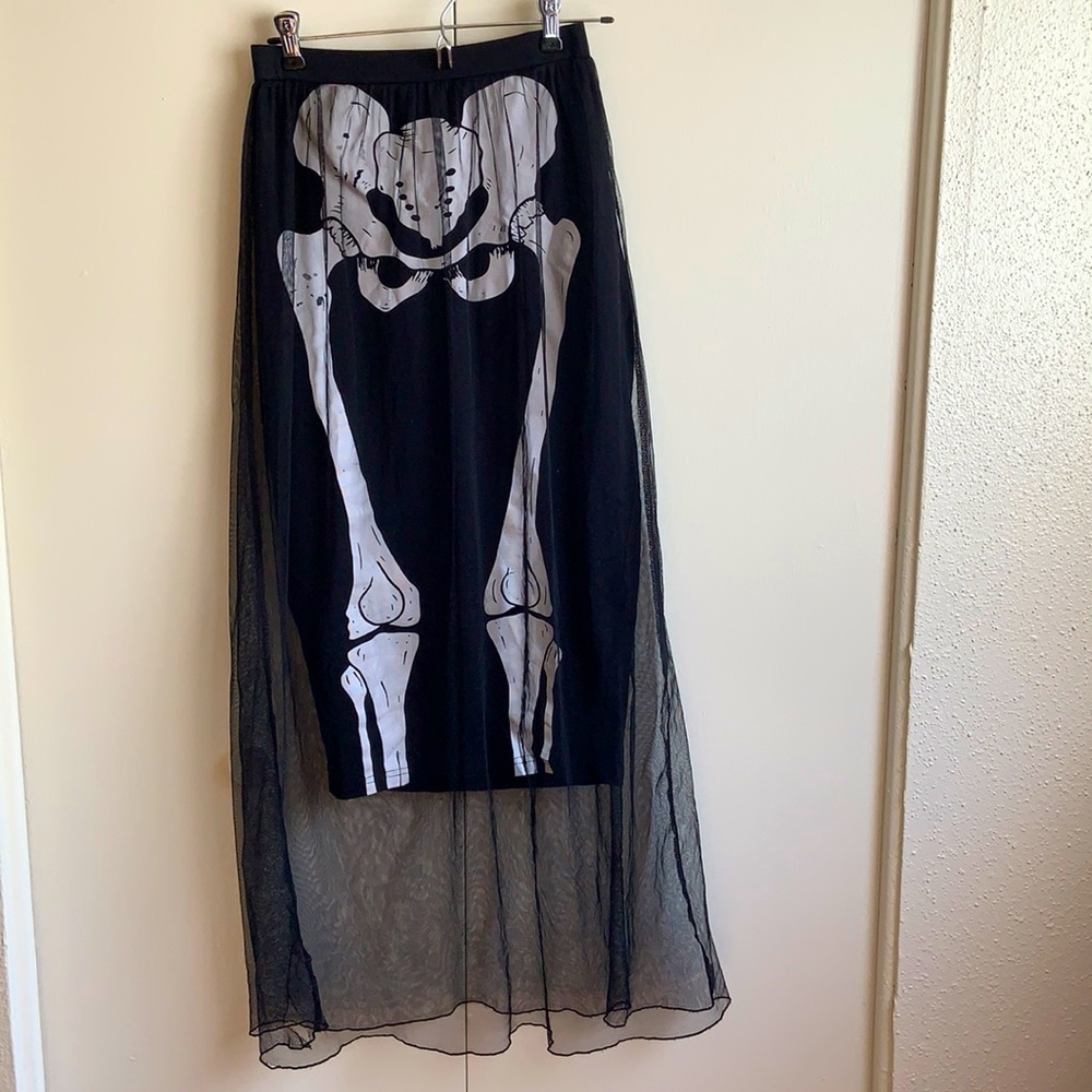 Skeleton Legs Pencil Skirt by JawBreaker Sz Small